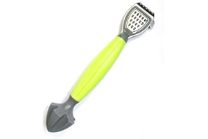 Kitchen Lemon Peeler, Lemon Zester Soft Handle Fruit Reamer Cheese Grater Lemon Zester Citrus Squeezer(Grey) Clever treatment