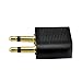 UCEC Airplane Headphone Adapter, 3.5mm Airplane Adapter for Headphones, Golden Plated Airline Headphone Adapter for in-Flight Entertainment System, 2 Pack