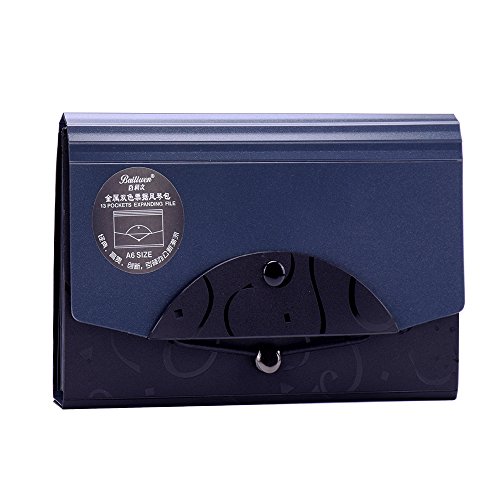 Goblin's Treasures 13 Pockets A6 Rainbow Expanding Folder A6 Mini Index File Folder (A6 File Folder) (metal gray) - Thumbnail 6