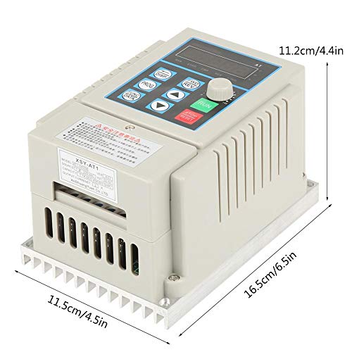 Inverter Motor Drive, 1Pc Ac 220V 0.45Kw Variable Frequency Drive Vfd Speed Controller Inverter Single Phrase Reduction Motor Adjustable-Frequency Drive - Thumbnail 3