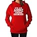 Tstars Funny Otaku Hoodie for Teen Girls and Women - Japanese Anime Meme Pullover Sweatshirt Gift Manga Fans Red