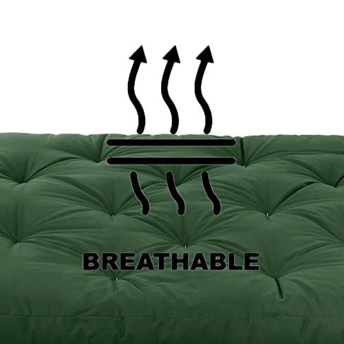 Mozaic Futon Mattress, Full, Hunter Green on Galleon Philippines