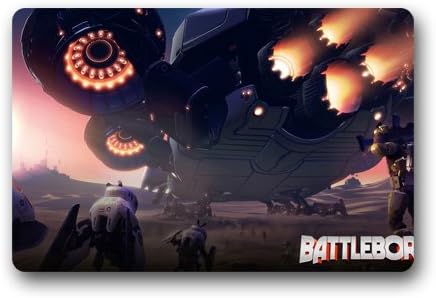 Spaceship in Battleborn Custom Doormat (23.6"x15.7")