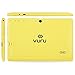 Vuru A33 7-Inch 8GB Quad-Core Touchscreen Android Tablet with Wi-Fi, Front, Rear Cameras, Bluetooth and Rechargeable 3000mAh Battery - Yellow