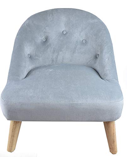 childrens velvet chair