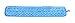 Rubbermaid Commercial FGQ41000BL00 Q410 HYGEN Microfiber Room Mop Pad, Damp, Single-Sided, 18-Inch, Blue (Pack of 3)