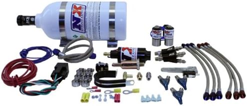 Nitrous Express 62027P Mainline Direct Port Nitrous System For Carbureted 3 Cylinder Engines 30-75 HP w/2.5 lb. Bottle Motorcycle Mainline Direct Port Nitrous System