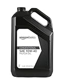 AmazonBasics Conventional Motor Oil, 10W-40, 5 Quart
