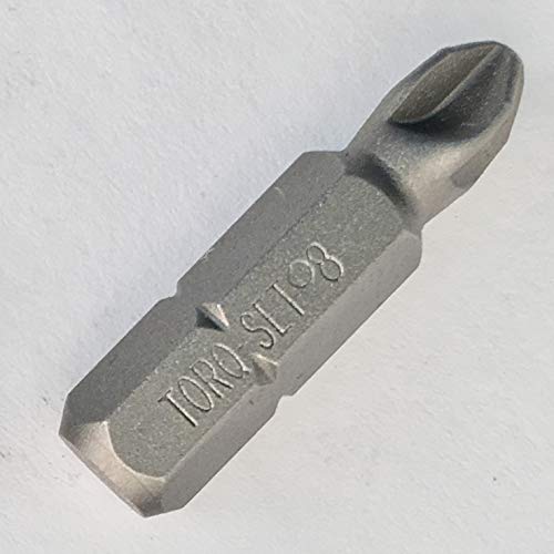 PRECISE FIT 1/4 Hex 1 inch Short (Size 8) Fastener Drive Insert Bits That Fit TORQ SET Screws HI TORQUE Impact Power Tool Accessory Aviation Aerospace Airplane Maintenance Small Screwdriver Torq Bit - Thumbnail 2