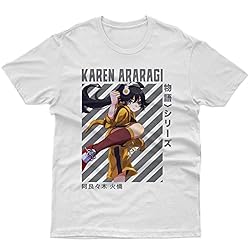 MUAHA22 K-a-r-e-n Araragi Shirt, Monogatari Series