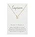 ForeveRing Z Capricorn Zodiac Necklace for Women Horoscope Constellation Jewelry Friendship Birthday Gift