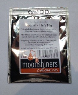 'MoonshinersChoice®' Spezial Alkohol Hefe ✿ 10 Gramm für 50 Liter Maische ✿ für Wein, Most und Brennmaische – Bild 6