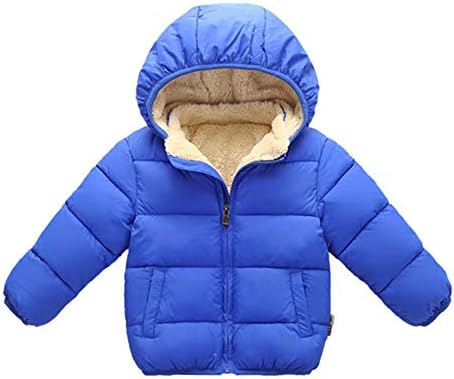 Toddler Baby Hooded Down Jacket Boys Girls Kids Thicken Warm Winter Coat Outerwear 1-7t