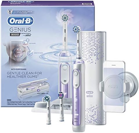 Oral B Genius 9000 Orchid Purple Rechargeable Toothbrush Amazon Com Au Health Personal Care