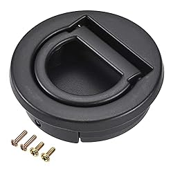 uxcell Flush Pull Ring Handle 40.5x11mm, Plane