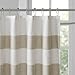 Madison Park Shower Curtain, Waffle Weave, Pieced Design Fabric Shower Curtain with 3M Scotchgard Moisture Management, Premium Spa Quality Modern Shower Curtains for Bathroom, Tall 72