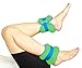 Ivation Adjustable Ankle Weights and Wrist Cuffs Set, 2 Lbs (Green)