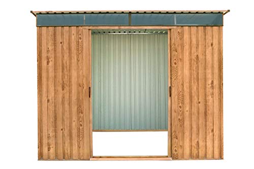 Duramax 50345 8 x 6 Ft Pultdach Skylight Schuppen – Holzmaserung – Bild 4