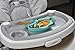 HEXATAL Non Slip Silicone Suction Plate/Bowl for Feeding Babies, Toddlers and Kids - Fits Almost All Highchair Trays (Cyan-Mini)