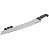 American METALCRAFT, Inc. American Metalcraft PPK17 Stainless Steel Pizza Knife with Double Handles, 18" Blade, Silver