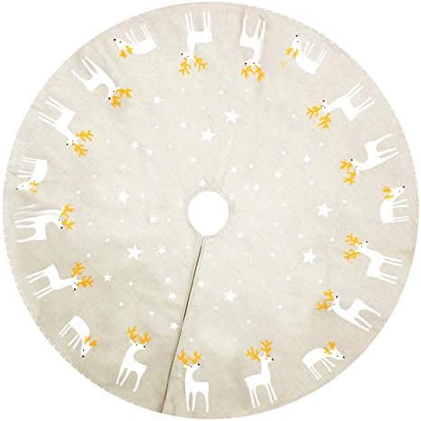 KMFEEL Christmas Decoration Ornaments Gifts Santa Claus Tree Skirt Decoration