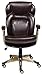 Serta Ergonomic Executive Office Chair Motion Technology Adjustable Mid Back Design with Lumbar Support, Brown Bonded Leather