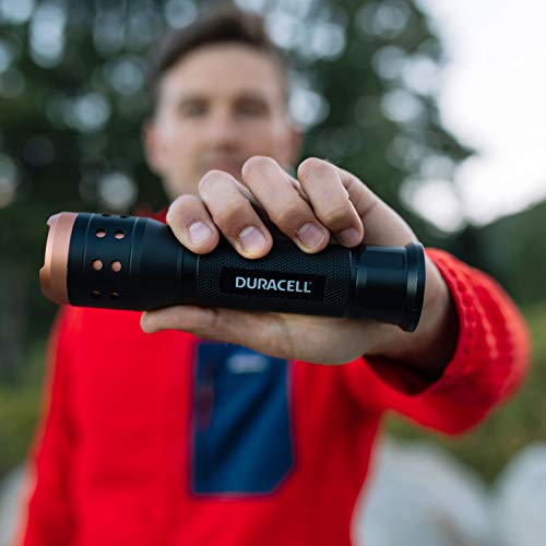 Infinity X1 Duracell 700 Lumen Aluminum Focusing Flashlight for Everyday Use - Ultra-Light and Easy to Carry Design with 3 Modes and 3-AAA Batteries Included. Great for in-Door & Out-Door Use