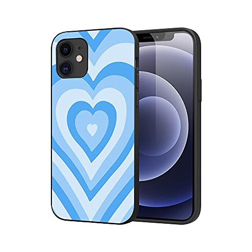 LUOWAN for iPhone 11 Love Heart Case,Silicone Shell with Cute Love Heart  Coffe Latte Pattern Design for Women Girls Teen, Shockproof Slim Fit Soft  TPU