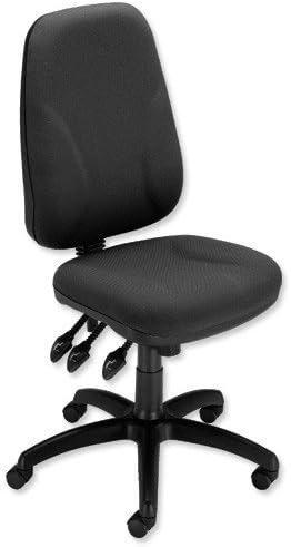 Trexus Intro Maxi Operator Chair Asynchronous High Back H590mm W530xD470xH480-610mm Charcoal