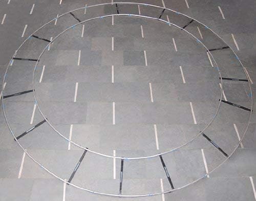 SHOOTVILLA 360 Curved Cinematic Circular Track for Video Production Movie Supreme Dolly| Bazooka Dolly 360-Degree Full Circle (SV-C-360)