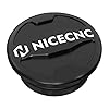 NICECNC Black Swing Arm Bolt Push-On Cap Frame Cover Compatibel met Yamaha Raptor 700 700R YFM700 YFM700R 2006-2020