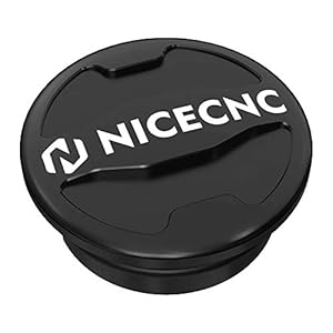 NICECNC Black Swing Arm Bolt Push-On Cap Frame Cover Compatibel met Yamaha Raptor 700 700R YFM700 YFM700R 2006-2020