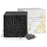 GIBI Pine Tar Soap Enriched with Juniper & Sulfur