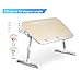 Laptop Stand Desk for Bed with Tablet Stand Slot,YOSHIKO Adjustable Laptop Table Bed Tray,Foldable Standing Desk for Writing in Sofa and Couch Wood, Lap Desks Bed Table for Eating,Foldable Bed Deskthumb 1