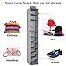 Hat Storage Racks Organizer, 10 Shelf Hanging Closet Holder for Baseball Caps, Using a Monolithic PP Plate Sheet and Customized Dimensions Fit Protect Your Hats and Keep its Shape (Light Gray)