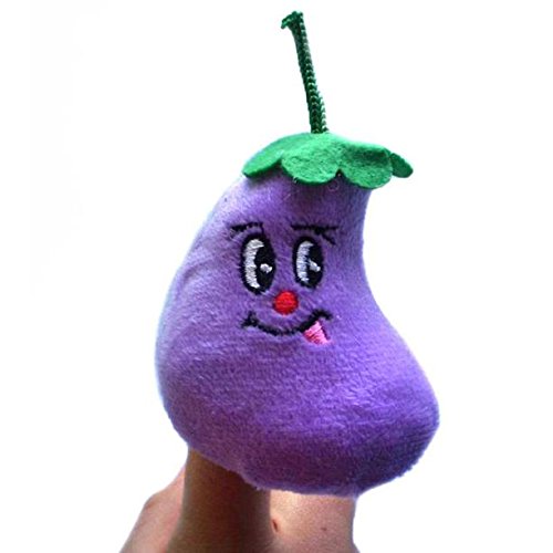 callm Finger Puppet, Fruits and Vegetables Finger Puppet Plush Child Baby Early Education Toys Gift (Multicolor)