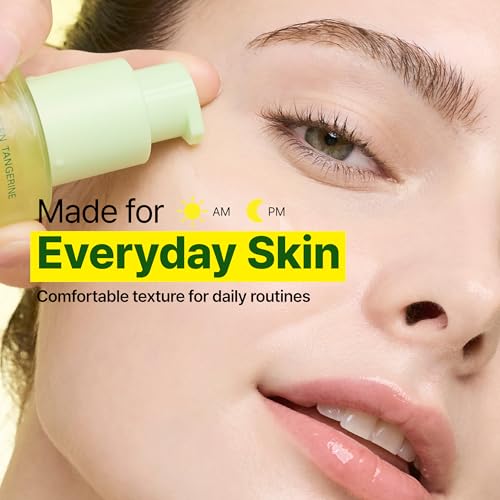 GOODAL Vitamin C Brightening Serum ALPHA | 5% Niacinamide & Exosome for Dark Spot Care | Gentle Daily Facial Serum for Radiant Glow Skin | Green Tangerine | Korean Skincare | 1.01 fl oz (30ml)