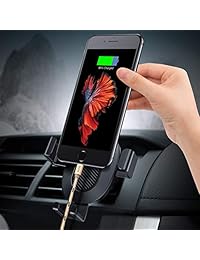 Soporte para teléfono móvil TORRAS para coche, con abrazadera automática, soporte para rejilla de ventilación, compatible con iPhone XS, XS, Max XR X, 8 8 Plus, 7 7 Plus, Samsung Galaxy S10, S10, S10, S9, S9 y más