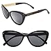 PRIVÉ REVAUX ICON Collection “The Hepburn” Designer Polarized Retro Cat-Eye Sunglasses