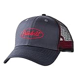 Peterbilt Trucks Motors Charcoal & Red Twill Mesh Snapback Cap/Hat