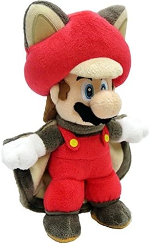 Flying Squirrel Mario Plush 9'' - Super Mario Bros Plushie Toy 9 Inch Tall