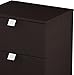 South Shore Cakao Kids 3-Piece Bedroom Set with Bookcase Headboard, Twin, Chocolate