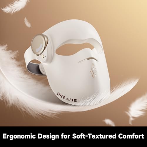 Dreame Chrona Photon Anti-Aging Skincare Mask | 4+1 Synergistic Lights | 10min Session | 3D Ergonomic Fit | Hands-Free Use | Lightweight | Portable | Firming Skin | Clinically Proven