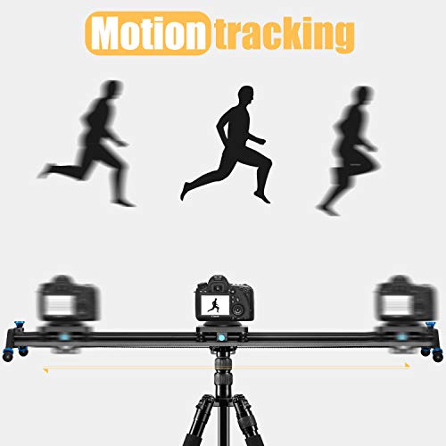GVM Motorized Camera Sliders Track Dolly with Time Lapse Tracking and