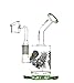Z-RAN Thick Glass Smokeless Rigs Collectibles Tall 6.5 Inch