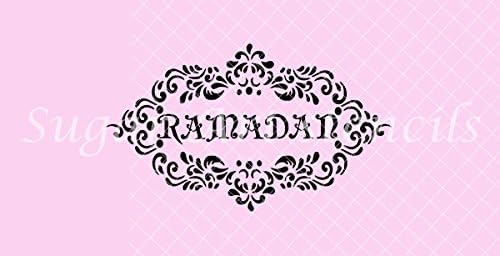 Ramadan Eid Mubarak Cake stencil SL20157