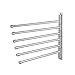 KES Towel Holder 13 Inch Swing Out Towel Bar SUS 304 Stainless Steel Bathroom Hand Towel Rack 6-Bar Folding Arm Swivel Hanger Wall Mount Polished Finish, A2102S6