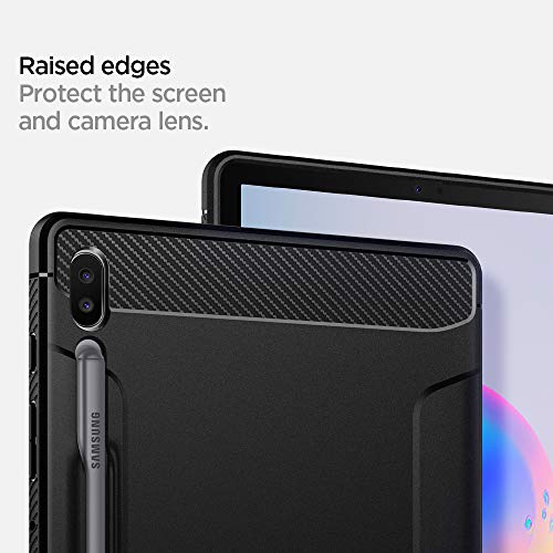 Spigen Rugged Armor Compatible con Galaxy Tab S6 (2019) Funda - Negro Mate - Imagen 8