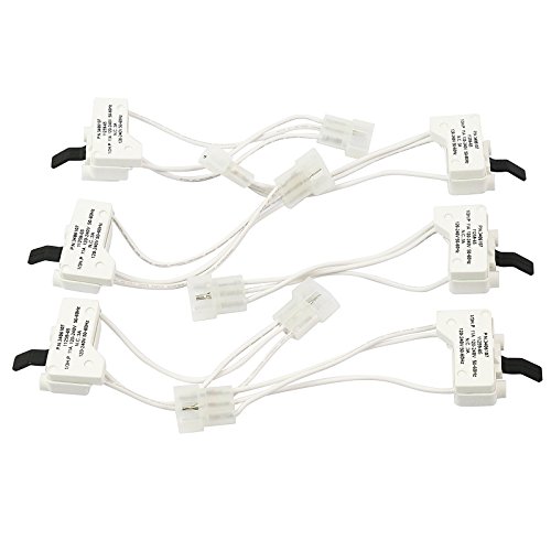 6 Pack Dryer Door Switch For Whirlpool, Kenmore Dryers AP6008561 PS346704 (3406107)