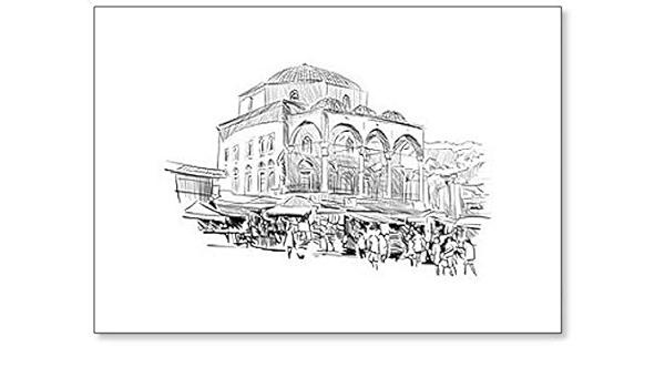 Cistarakis Mosque. Atenas. Grecia. Europa. Imán para nevera ...